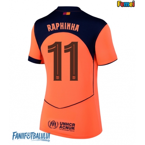 Barcelona Raphinha Belloli #11 Tricou Fotbal Replică 2025-26 Femei Treilea Barcelona Raphinha Belloli #11 Tricou Fotbal Replică 2025-26 Femei Treilea